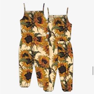 Posh Peanut Arev Sleeveless Smocked Jumpsuit